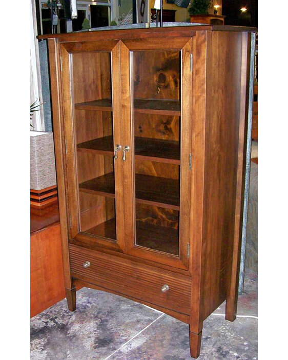 Display Cabinet compact two door and drawer