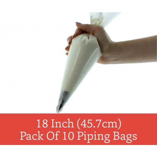Disposable Piping Bags 18" packs of x10
