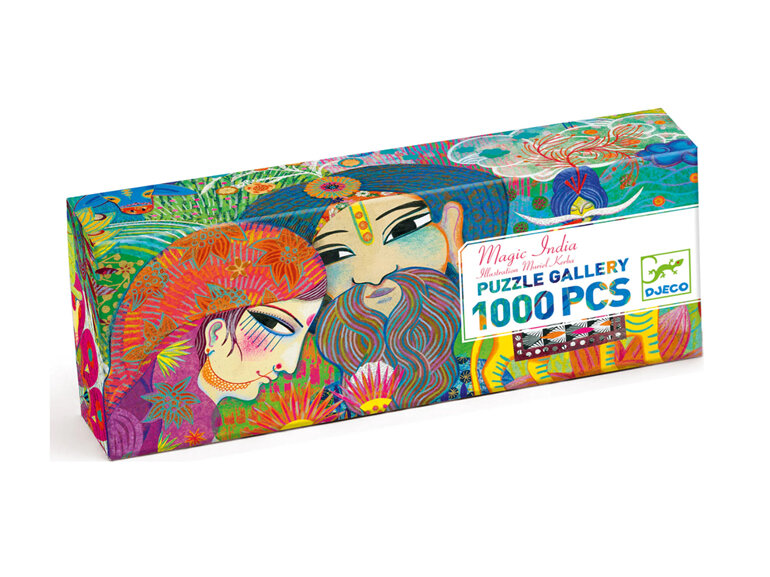 Djeco 1000 Piece Gallery Puzzle Magic India by Muriel Kerba