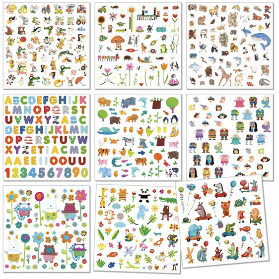 Djeco 1000 stickers for toddlers kids