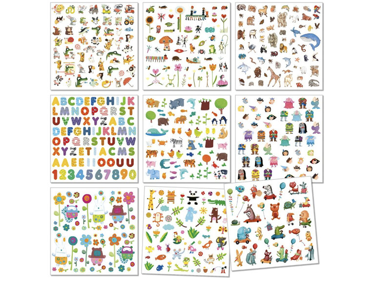 Djeco 1000 stickers for toddlers kids