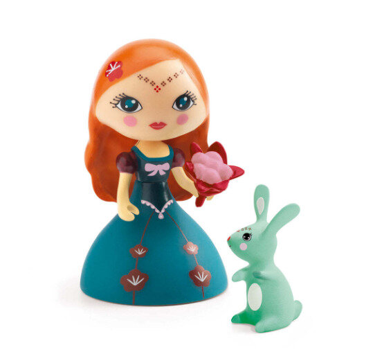 Djeco Arty Toys Princess and rabbit  Figurine fedora  doll kids