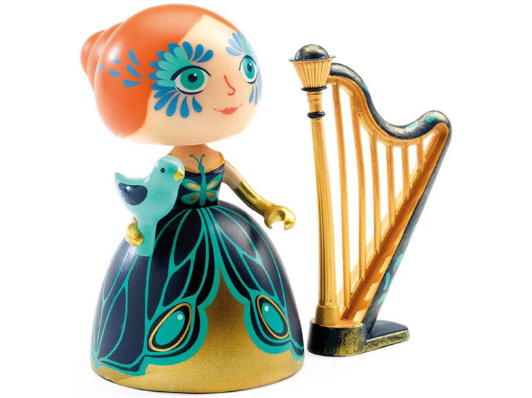 Djeco Arty Toys Princess Elisa & Ze Harpe kids figurine