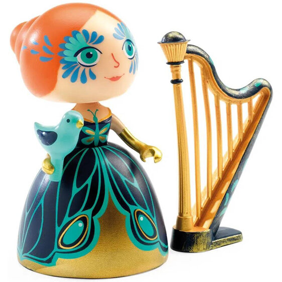Djeco Arty Toys Princess Elisa & Ze Harpe kids figurine