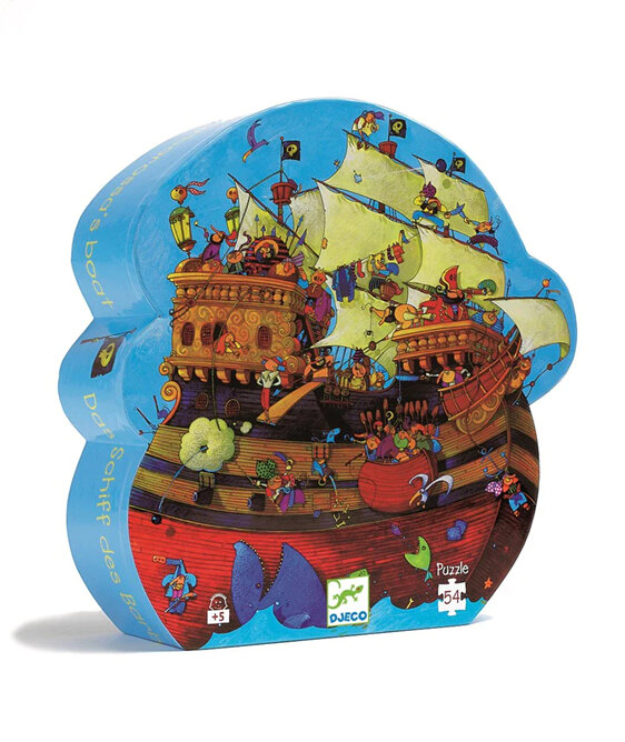Djeco Barbarossa's Boat 54 Piece Puzzle pirate jigsaw boy kids