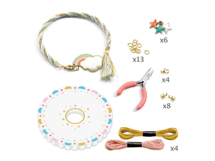 Djeco Bracelet Weaving Set | Celeste