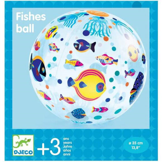 Djeco Fishes Inflatable Ball