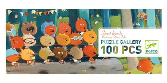 Djeco Forest Friends 100 Piece Puzzle jigsaw kids