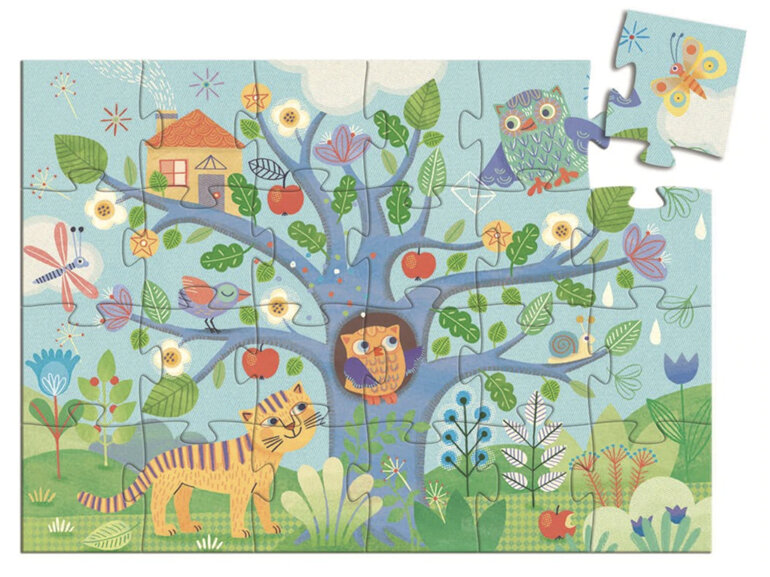 Djeco Hello Owl 24 Piece Jigsaw Puzzle
