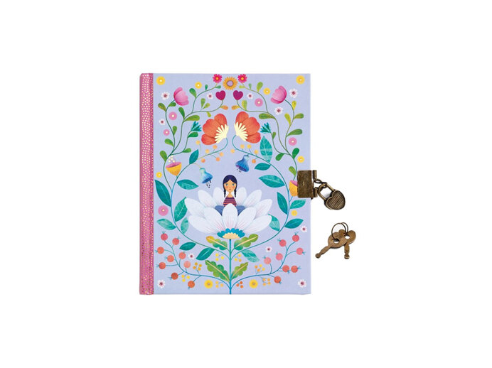 Djeco Lovely Paper Secret Notebook Lockable Diary by Marie