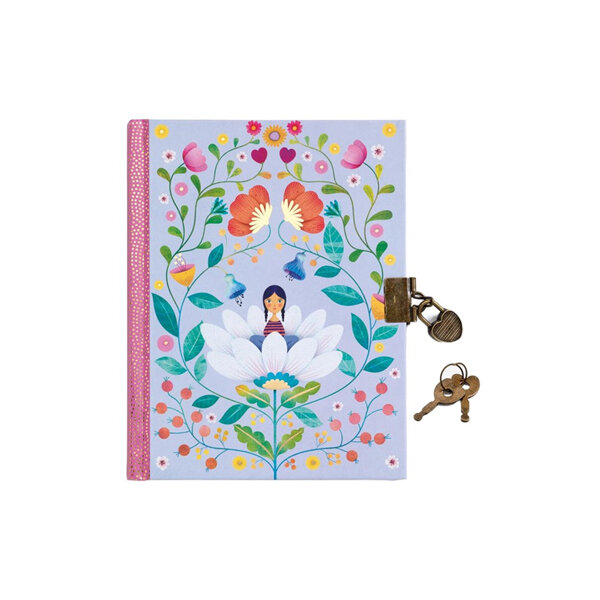 Djeco Lovely Paper Secret Notebook Lockable Diary by Marie