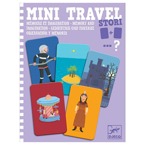 Djeco Mini Travel Game Story Imagination & Memory