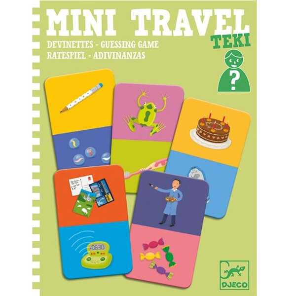 Djeco Mini Travel Game Teki Guessing Game