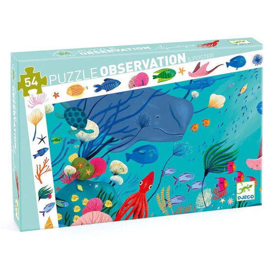 Djeco Observation Puzzle Aquatic 54 Piece