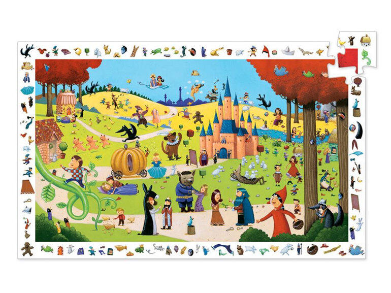 Djeco Observation Puzzle Fairy Tales 54 Piece jigsaw