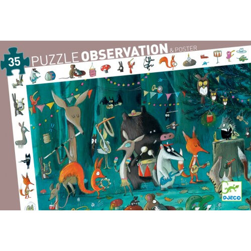 Djeco Observation Puzzle Orchestra 35 Piece