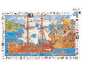 Djeco Observation Puzzle Pirates 100 Piece + Poster jigsaw kids
