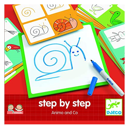Djeco Step by Step Drawing Animals & Co