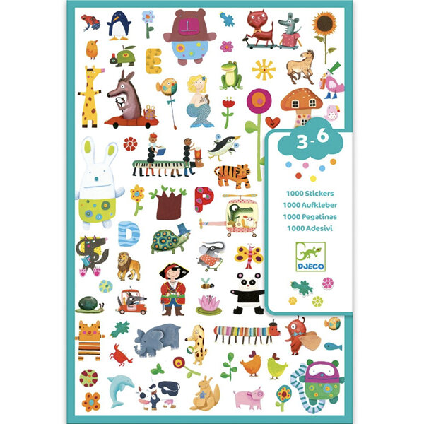 Djeco Stickers for Little Ones 1000