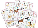 Djeco Stickers Horse Riding 160
