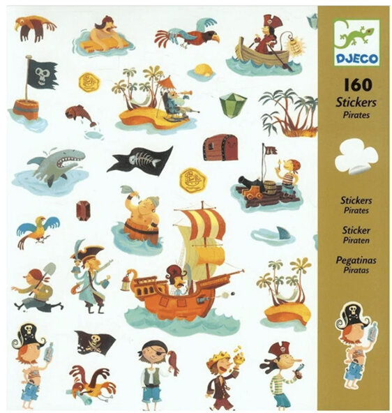 Djeco Stickers Pirates 160