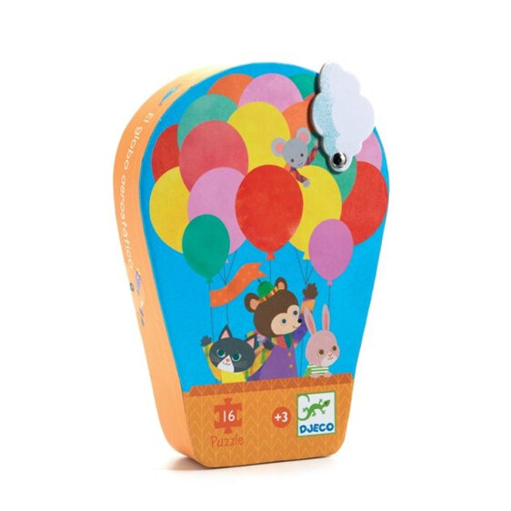 Djeco The Hot Air Balloon 16 Piece Puzzle jigsaw kids children toddler