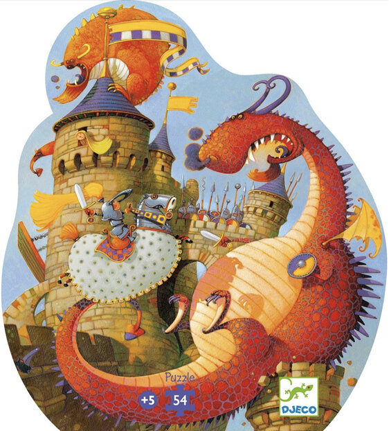Djeco Vaillant & the Dragon 54 Piece Puzzle