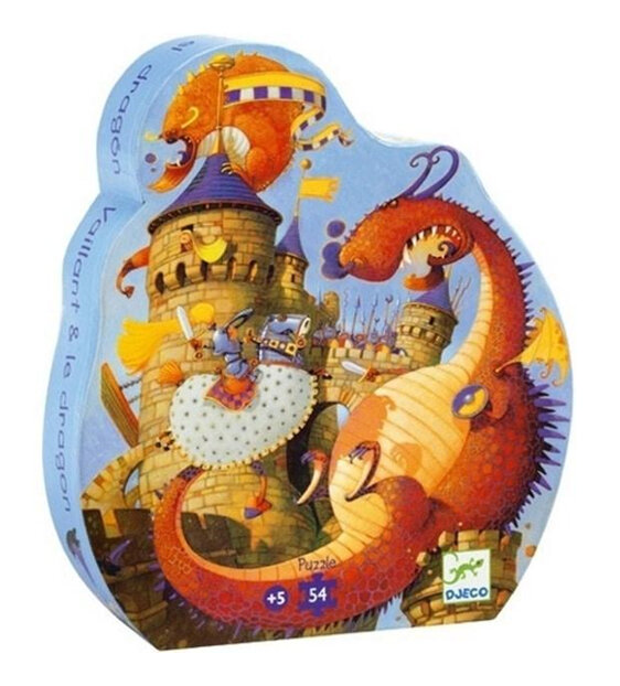 Djeco Vaillant & the Dragon 54 Piece Puzzle jigsaw