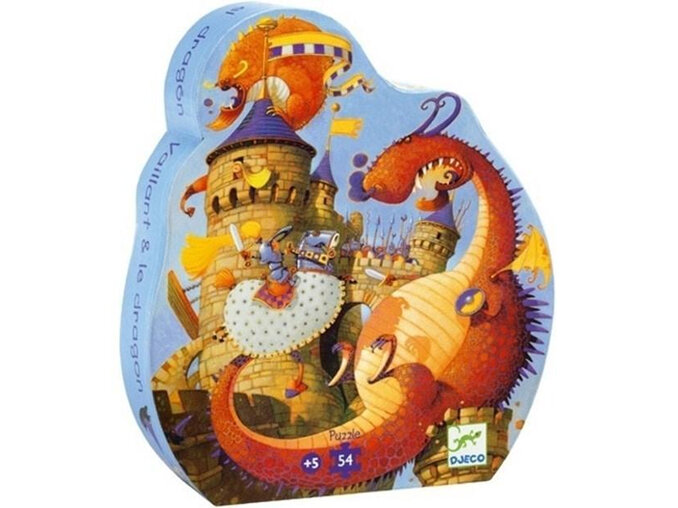 Djeco Vaillant & the Dragon 54 Piece Puzzle jigsaw