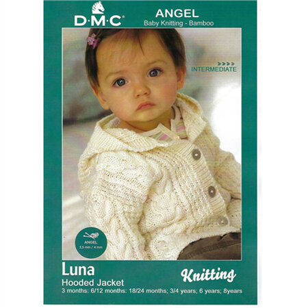 DMC Angel Baby Knitting Luna Hooded Jacket