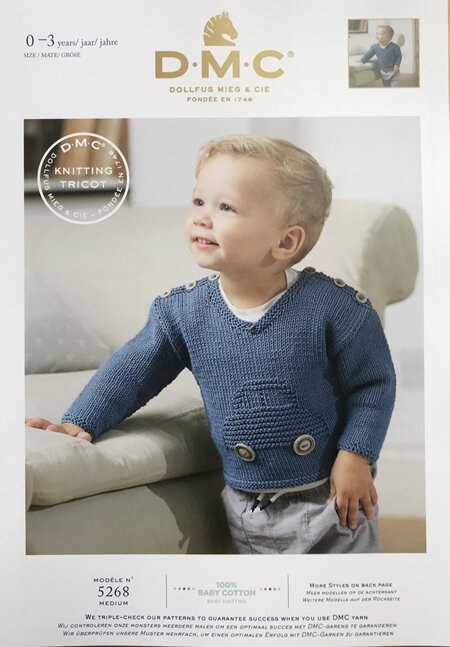 DMC Baby Cotton Car Sweater 5268