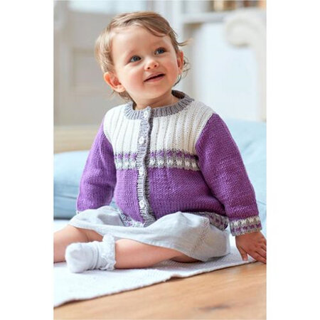 DMC Baby Cotton Striped Cardigan 6761