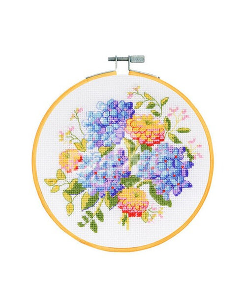 The Summer - Cross Stitch Kit with Hoop Included