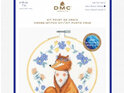 DMC Folk Fox Cross-Stitch Kit