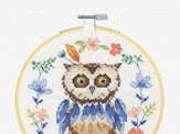 DMC Folk Owl Cross-Stitch Kit