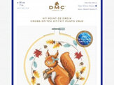 DMC Folk Squirrel Cross-Stitch Kit