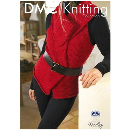DMC Knitting Collection Sleeveless Gillet