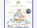 DMC Sail Boat Baby Cross Stitch Kit