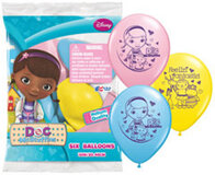 Doc McStuffins Printed Latex Balloons - pack of 6
