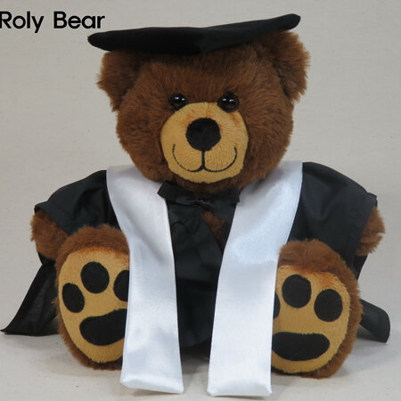 Doctorate of Musical Arts Roly Bear with Stole