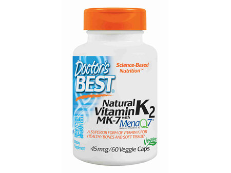 Doctor's Best Vitamin K2 MenaQ7™ (45mcg) - 60 capsules