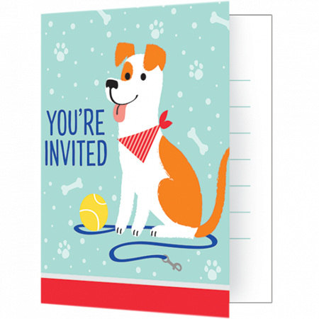 Dog invites x 8