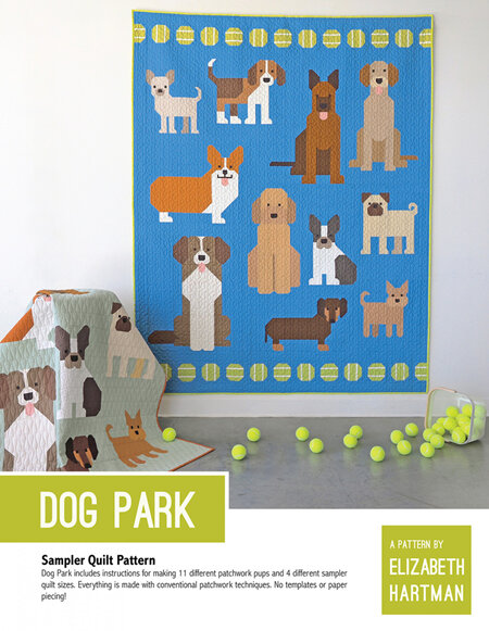 Dog Park Quilt Pattern from Elizabeth Hartman