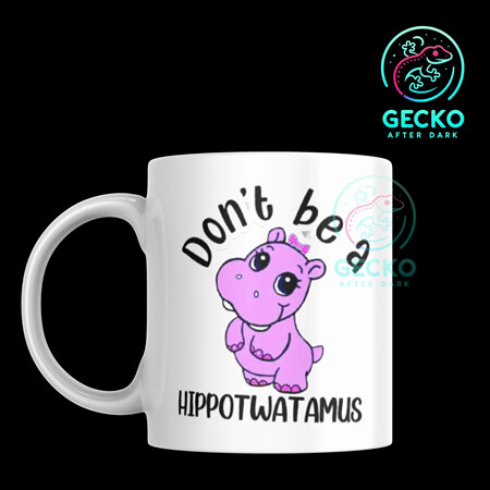 Ω - Don't be a Hippotwatamus Mug
