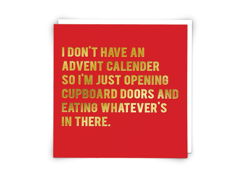 Don't Have an Advent Calendar Card christmas
