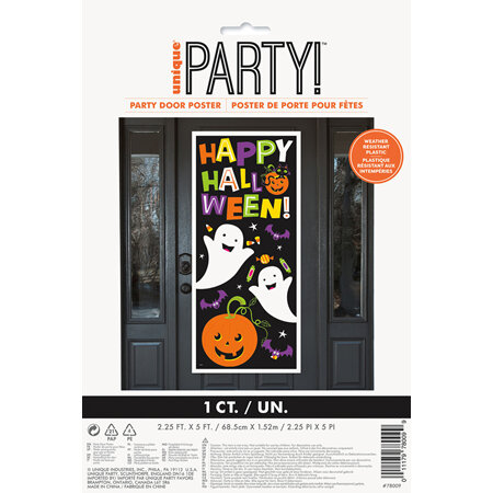 Door cover - pumpkin & ghost!