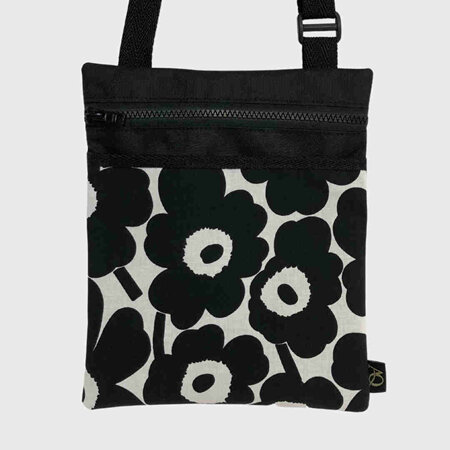 Dory Large fabric bag - Marimekko black and white