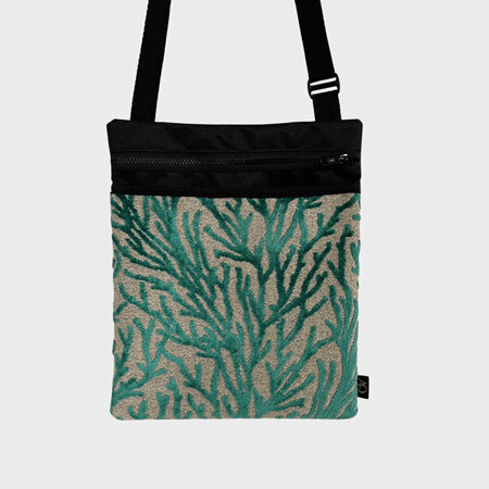 Dory Large fabric bag - seaweed