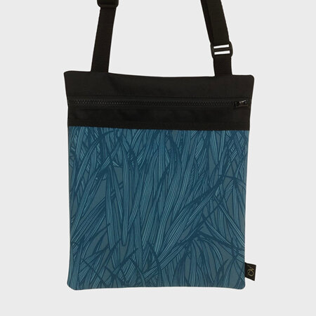 Dory Medium fabric bag - blue grass