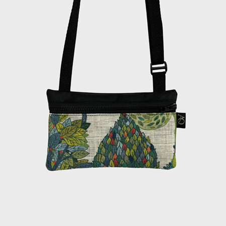 Dory Small phone bag - leafy green